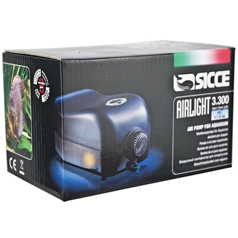 Máy bơm Oxy 2 vòi 4W - Sicce Airlight 3.300 Air Pump