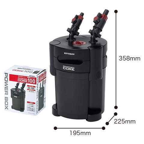Lọc thùng hồ cá cảnh - Kotobuki Power Box Core 100 Filter ( 8W - 610 l/h )