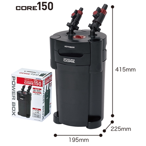 Lọc thùng hồ cá cảnh - Kotobuki Power Box Core 150 Filter ( 9W - 690 l/h )
