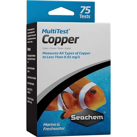 Test nồng độ Copper - Seachem MultiTest: Copper