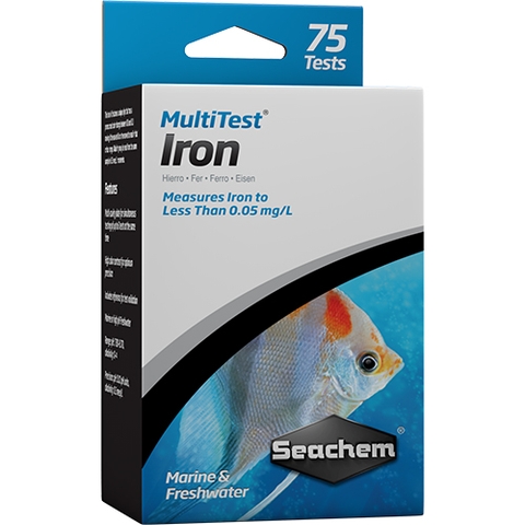 Test nồng độ Iron - Seachem MultiTest: Iron