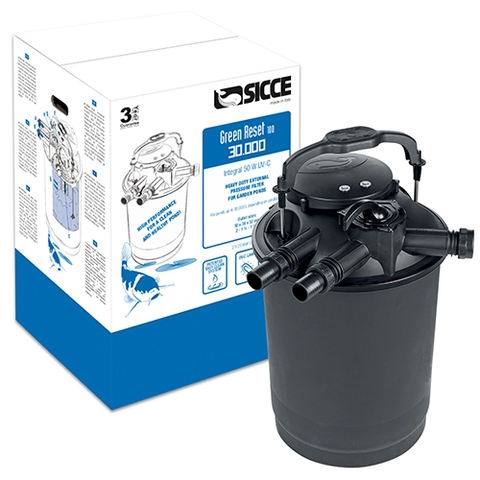 Lọc thùng cho hồ cá Koi - Sicce Green Reset 100 L + UV-C Lamp 2 x 25W