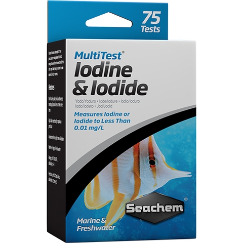 Test nồng độ Iodine - Seachem MultiTest: Iodine & Iodide