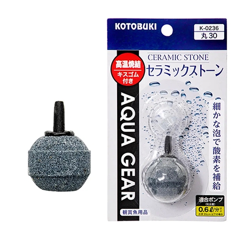 Đầu sủi oxy tròn ( phi 30mm ) - Kotobuki Ceramic Stone Sphere 30