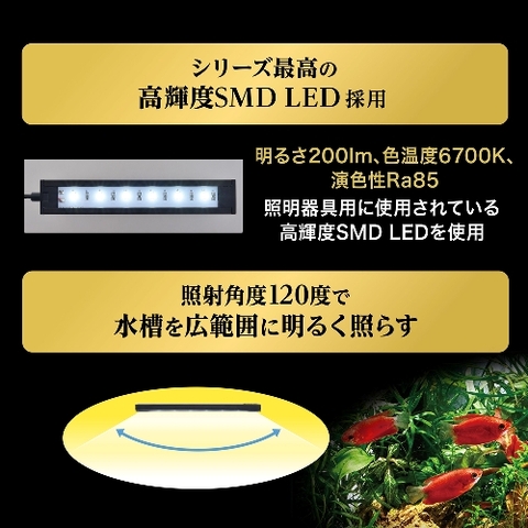 Đèn Clear LED Flatty Power 150 - Clear LED Flatty Power 150 Black