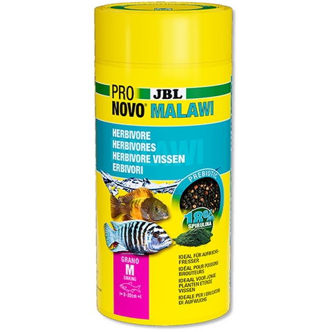 Thức ăn dành cho cá Cichlid Malawi - JBL PRONOVO MALAWI GRANO M
