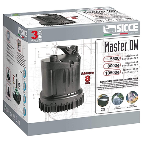 Máy bơm nước chìm - Sicce Master DW 8000 - 8000 l/h - 135W