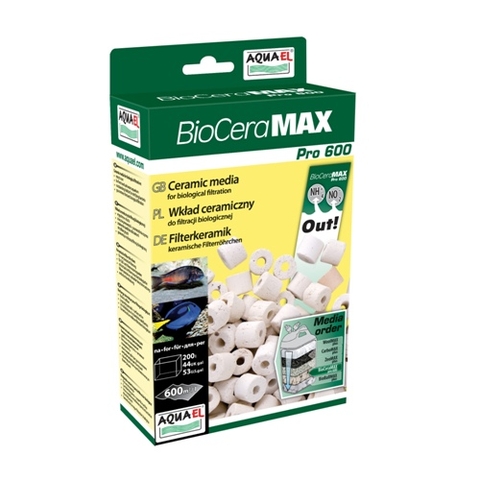Sứ lọc nước hồ cá cảnh - Aquael BioCeramax Pro 600 - 1 lít