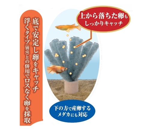 Giá thể cho cá Medaka đẻ trứng - Gex Killifish Spawning Floor Sinking ( 2 pcs )