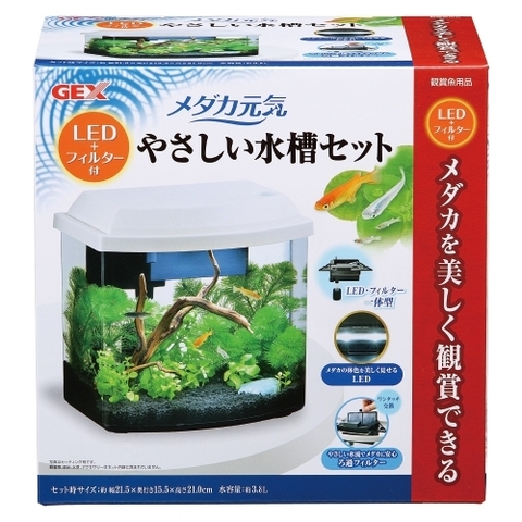Bộ hồ cá mini ( 21.5 x 15.5 x 21cm ) - Gex Killifish LED Set