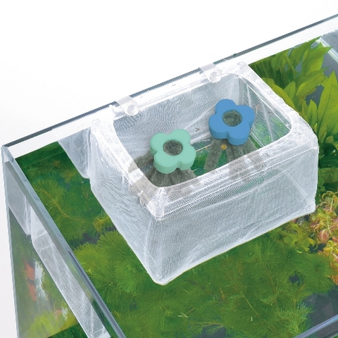 Giá thể cho cá Medaka đẻ trứng - Gex Killifish Spawning Floor Blue ( 2 pcs )