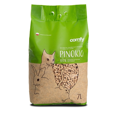 Cát vệ sinh - Compy Pinokio Wooden Pellet 7 lít