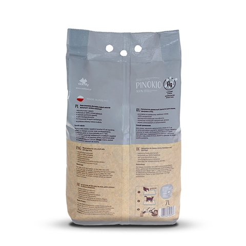 Cát vệ sinh - Compy Pinokio Wooden Silver Guard 7 lít