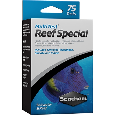 Bộ Test dành cho San Hô ( PO4 , SiO2 , I ) - Seachem MultiTest: Reef Special