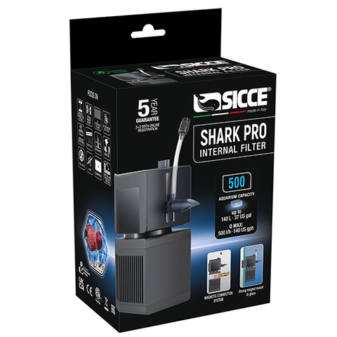 Máy lọc nước hồ cá - Sicce Shark PRO 500 - 500 l/h ( 4W )