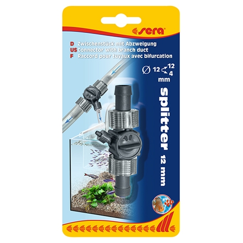 Van nối ống nước có van phụ  - Sera Connector W Branch Dust
