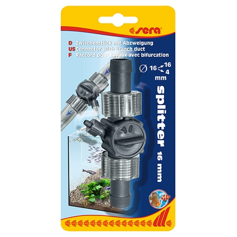 Van nối ống nước có van phụ  - Sera Connector W Branch Dust