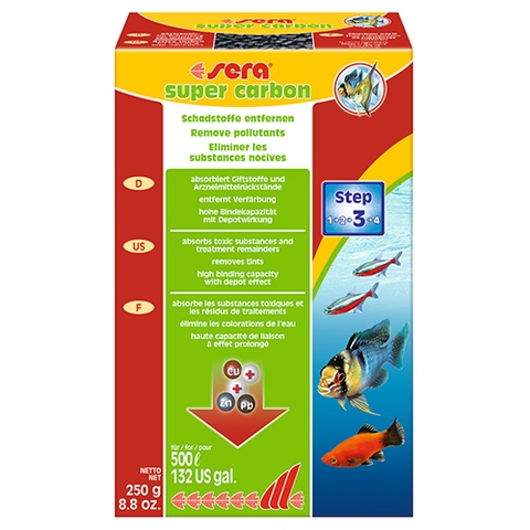 Than hoạt tính cao cấp - Sera Super Carbon - 250g