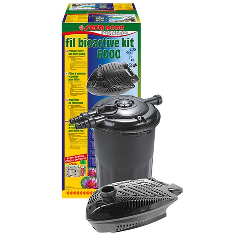 Lọc thùng hồ cá Koi + máy bơm PP6000 - Sera Pond Fil Bioactive Kit 6000 filter