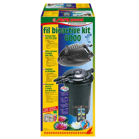 Lọc thùng hồ cá Koi + máy bơm PP6000 - Sera Pond Fil Bioactive Kit 6000 filter