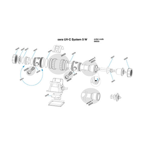 Đèn UV-C ( 5W ) - Sera UV-C System 5W