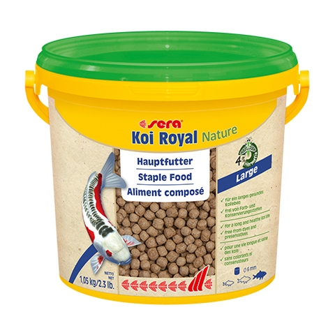 Thức ăn cho cá Koi ( tăng trọng ) - Sera Koi Royal Nature 3.8 liter