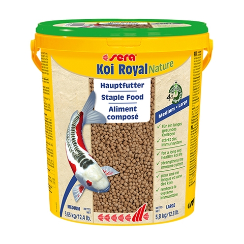 Thức ăn cho cá Koi ( tăng trọng ) - Sera Koi Royal Nature 21 liter