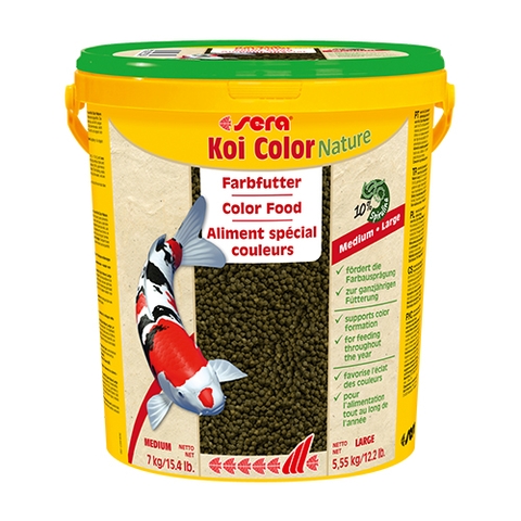 Thức ăn cho cá Koi ( tăng màu ) - Sera Koi Color Nature 21 liter