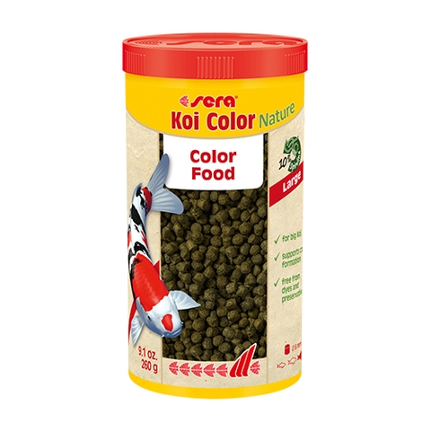 Thức ăn cho cá Koi ( tăng màu ) - Sera Koi Color Nature 1 liter