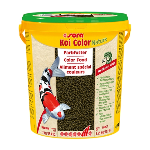 Thức ăn cho cá Koi ( tăng màu ) - Sera Koi Color Nature 21 liter