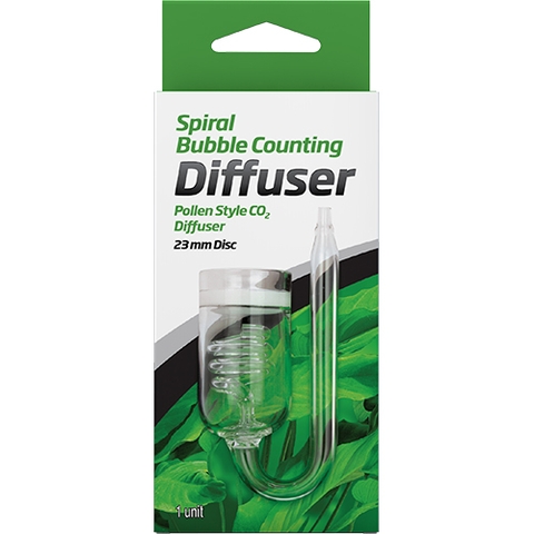 Dụng cụ đếm giọt + sủi CO2 - Seachem Glass Bubble Counting Spiral Diffuser