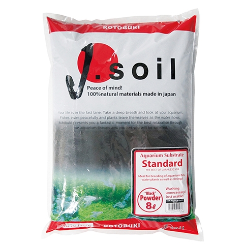 Nền trồng cây + nuôi tép hạt mịn - Kotobuki J.Soil Standard Powder ( bao 8 lít )