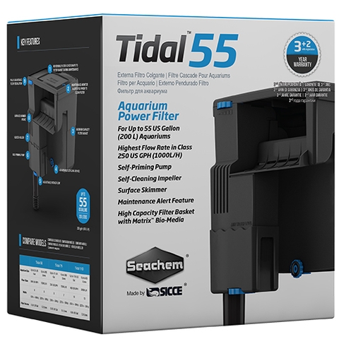 Máy lọc nước cao cấp - Seachem Tidal Filter 55 ( 5W - 1000 lít/giờ )