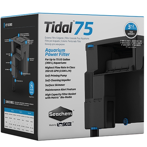 Máy lọc nước cao cấp - Seachem Tidal Filter 75 ( 7W - 1500 lít/giờ )