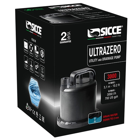 Máy bơm nước chìm - Sicce Ultra Zero - 3000 l/h - 80W