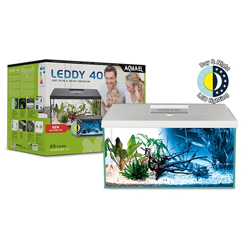 Bộ hồ cá cảnh - Aquael LEDDY Set Plus D&N 40 ( 40 x 25 x 25cm )