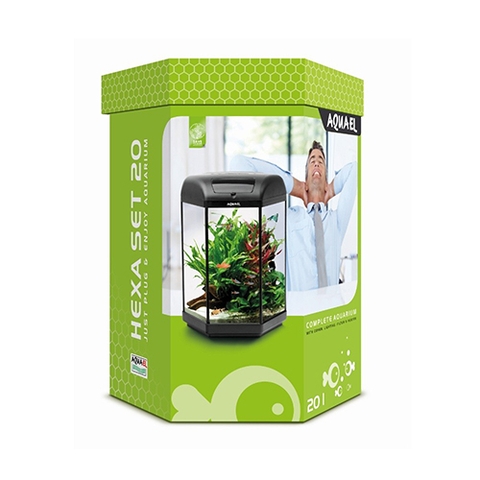 Bộ hồ cá cảnh - Aquael Hexa Set Aquarium D&N 60 liter
