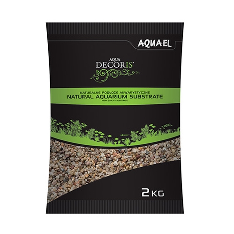 Sỏi lót nền hồ cá cảnh - Aquael Natural Multicolor Gravel ( 1.5-5mm )