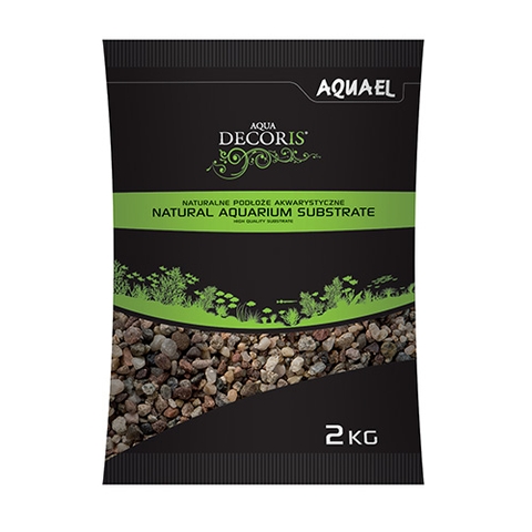 Sỏi lót nền hồ cá cảnh - Aquael Natural Multicolor Gravel ( 3-5mm )