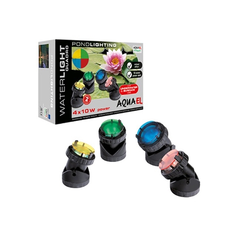 Đèn chìm dùng cho hồ cá Koi - Aquael WaterLight Quadro ( 4 x 10W )