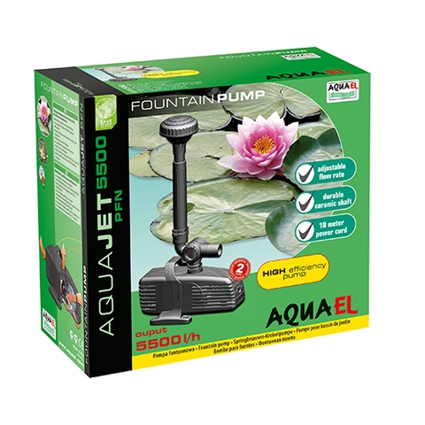 Máy bơm nước hồ cá Koi - Aquael AQUA JET PFN 5500 ( 68W - 5500 l/h )
