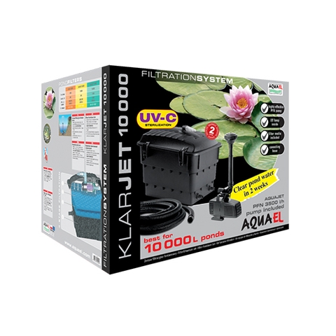 Máy lọc thùng hồ cá Koi - Aquael KLAR JET Pond Filter 10000 + UVC