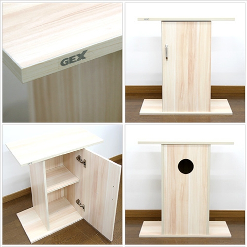 Chân hồ cá bằng gỗ 60cm 1 ngăn -Gex Wooden Stand 610S