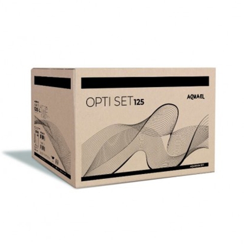 Bộ hồ cá cảnh cao cấp - Aquarium OPTI Set 125 Black 2.0 ( 81 x 36 x 51cm )