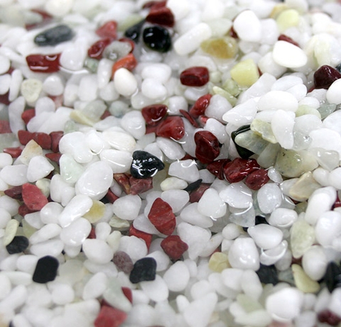 Sỏi lót nền hồ cá - Gex Gravel for Goldfish Natural Mix ( bao 1 kg)