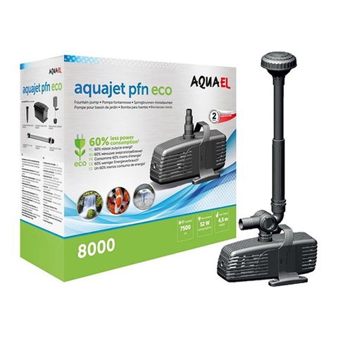 Máy bơm nước hồ cá Koi - Aquael AQUA JET PFN 8000 ECO ( 52W -7.500 l/h )