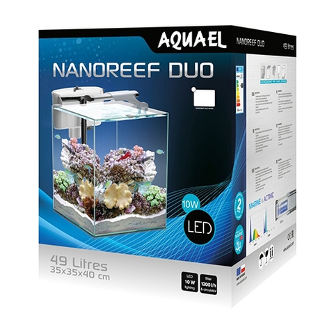 Bộ hồ cá biển - Aquael Nano Reef Duo ( 35 x 35 x 40cm )