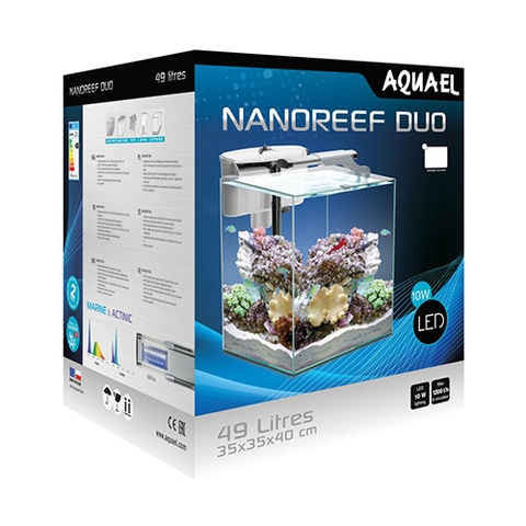 Bộ hồ cá biển - Aquael Nano Reef Duo ( 35 x 35 x 40cm )
