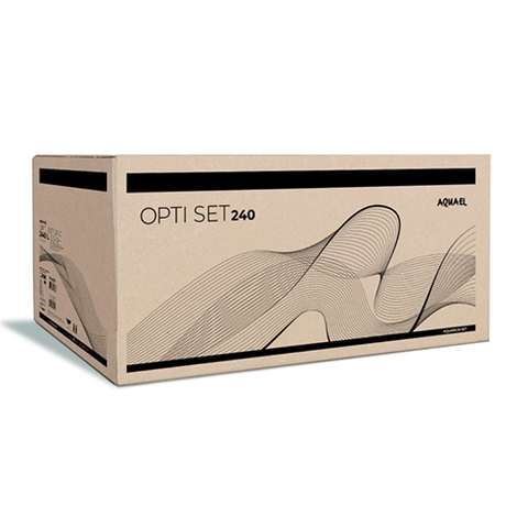 Bộ hồ cá cảnh cao cấp - Aquarium OPTI Set 240 Black 2.0 ( 121 x 41 x 56cm )