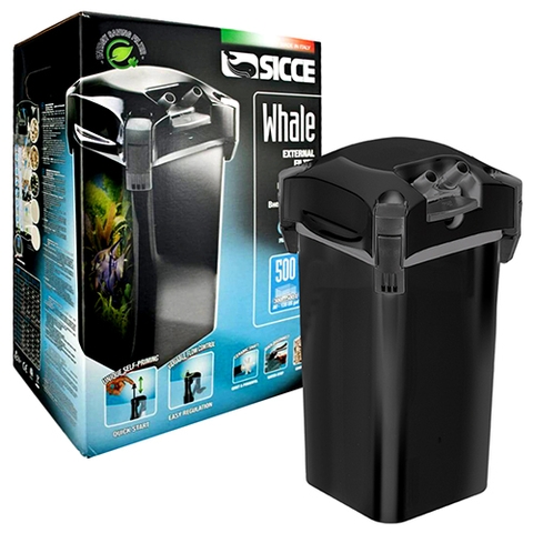 Máy lọc nước hồ cá - Sicce Whale Filter 500 - 1.300 l/h ( 16W )